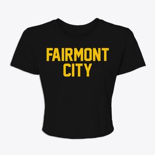 Fairmont City Illinois Classic Block Women's Crop Top