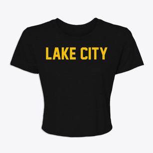 Lake City Arkansas Classic Block Women's Crop Top
