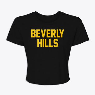 Beverly Hills California Classic Block Women's Crop Top