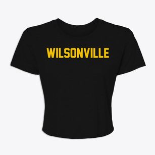 Wilsonville Alabama Classic Block Women's Crop Top