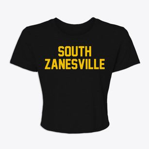 South Zanesville Ohio Classic Block Women's Crop Top