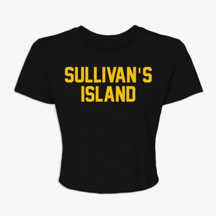Sullivan's Island South Carolina Classic Block Women's Crop Top