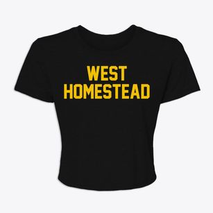 West Homestead Pennsylvania Classic Block Women's Crop Top