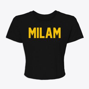 Milam Texas Classic Block Women's Crop Top
