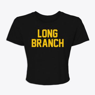 Long Branch New Jersey Classic Block Women's Crop Top