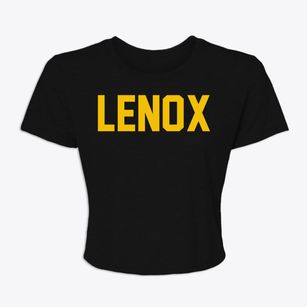 Lenox Iowa Classic Block Women's Crop Top