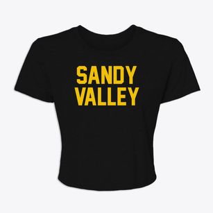 Sandy Valley Nevada Classic Block Women's Crop Top