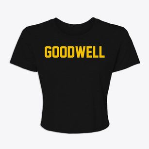 Goodwell Oklahoma Classic Block Women's Crop Top
