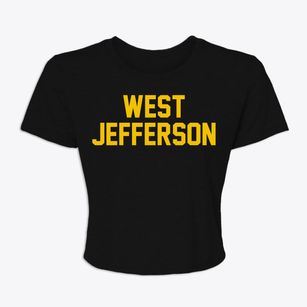 West Jefferson North Carolina Classic Block Women's Crop Top