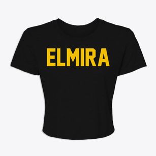 Elmira New York Classic Block Women's Crop Top