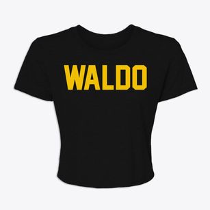 Waldo Arkansas Classic Block Women's Crop Top