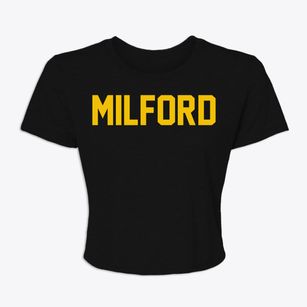 Milford Illinois Classic Block Women's Crop Top