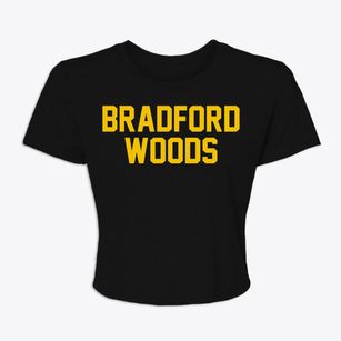 Bradford Woods Pennsylvania Classic Block Women's Crop Top