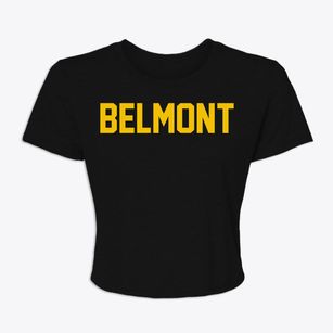 Belmont Massachusetts Classic Block Women's Crop Top