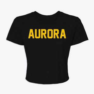 Aurora Wisconsin Classic Block Women's Crop Top