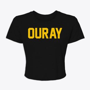 Ouray Colorado Classic Block Women's Crop Top