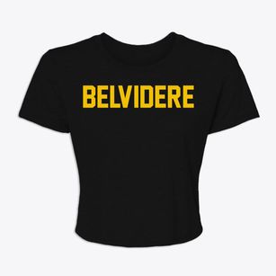 Belvidere Illinois Classic Block Women's Crop Top