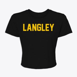 Langley Oklahoma Classic Block Women's Crop Top