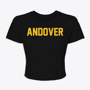Andover Maine Classic Block Women's Crop Top