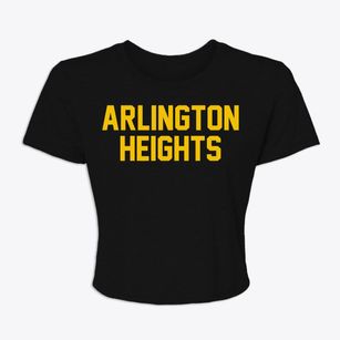 Arlington Heights Ohio Classic Block Women's Crop Top