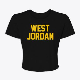 West Jordan Utah Classic Block Women's Crop Top