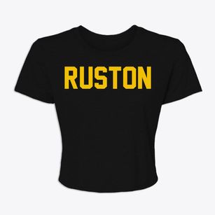 Ruston Louisiana Classic Block Women's Crop Top