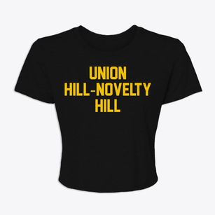 Union Hill-novelty Hill Washington Classic Block Women's Crop Top