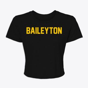 Baileyton Alabama Classic Block Women's Crop Top