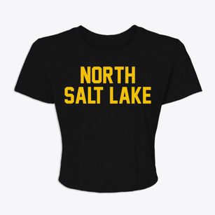 North Salt Lake Utah Classic Block Women's Crop Top