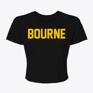 Bourne Massachusetts Classic Block Women's Crop Top