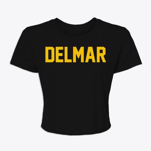 Delmar Iowa Classic Block Women's Crop Top