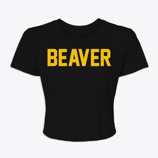 Beaver Ohio Classic Block Women's Crop Top