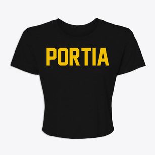 Portia Arkansas Classic Block Women's Crop Top