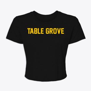 Table Grove Illinois Classic Block Women's Crop Top