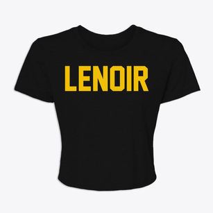 Lenoir North Carolina Classic Block Women's Crop Top