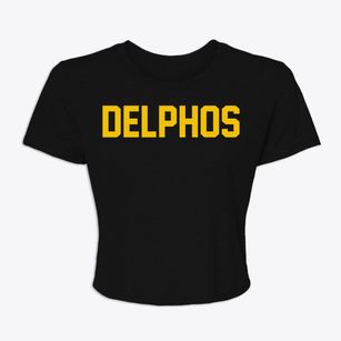 Delphos Kansas Classic Block Women's Crop Top