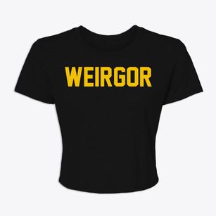 Weirgor Wisconsin Classic Block Women's Crop Top