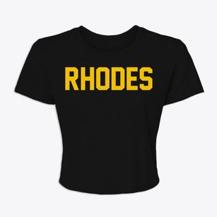 Rhodes Iowa Classic Block Women's Crop Top