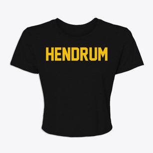 Hendrum Minnesota Classic Block Women's Crop Top