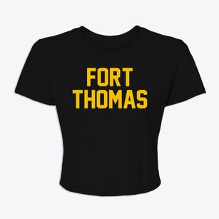 Fort Thomas Kentucky Classic Block Women's Crop Top