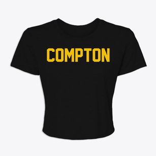 Compton California Classic Block Women's Crop Top