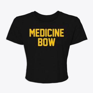 Medicine Bow Wyoming Classic Block Women's Crop Top