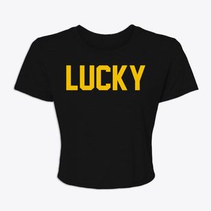 Lucky Louisiana Classic Block Women's Crop Top