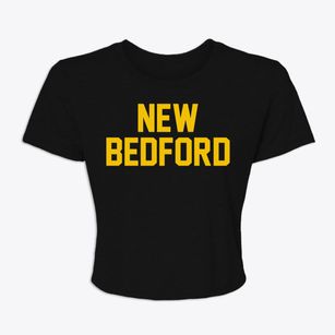 New Bedford Massachusetts Classic Block Women's Crop Top