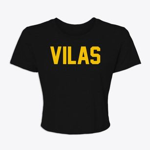 Vilas Wisconsin Classic Block Women's Crop Top