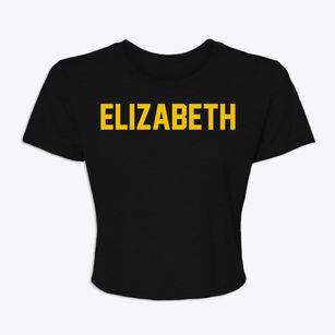 Elizabeth Indiana Classic Block Women's Crop Top