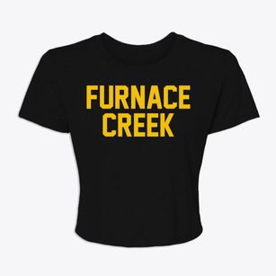 Furnace Creek California Classic Block Women's Crop Top