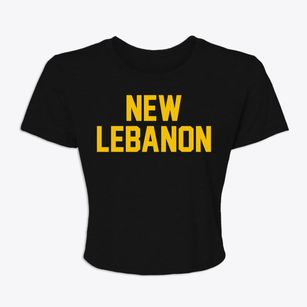 New Lebanon Pennsylvania Classic Block Women's Crop Top