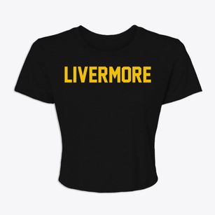 Livermore California Classic Block Women's Crop Top