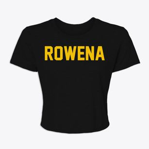 Rowena Oregon Classic Block Women's Crop Top